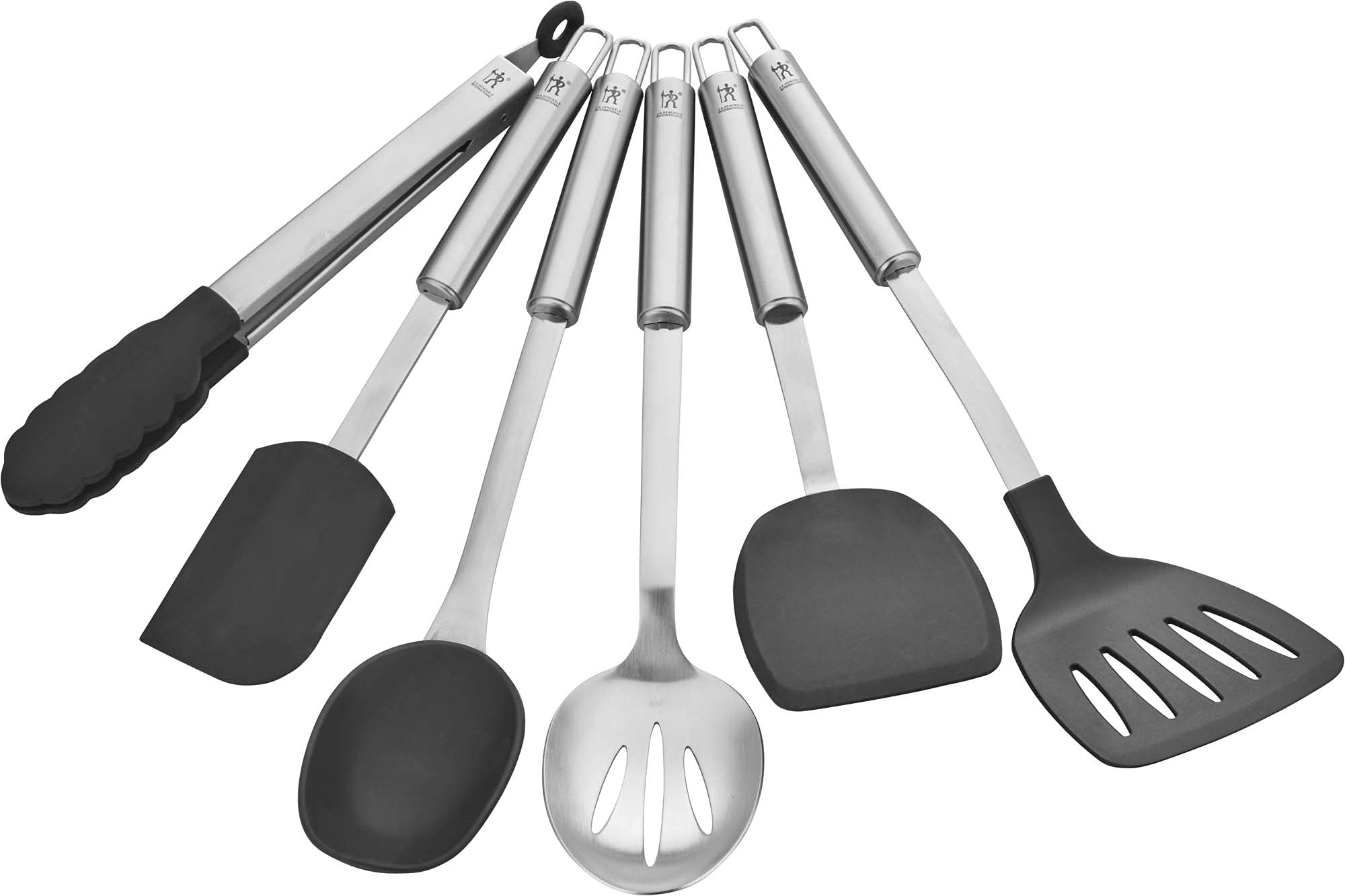 Henckels Cooking Tools 6-PC Kitchen Gadgets Sets with Spatula, Tongs, Cooking Spoon, 18/10 STAINLESS STEEL - Image 3