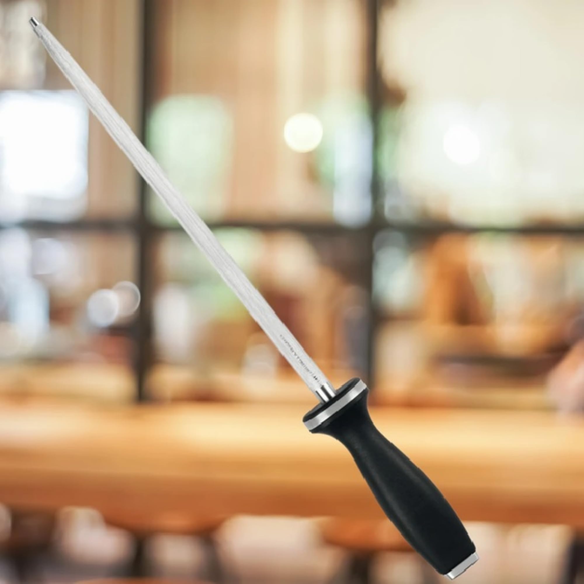 ZWILLING 10-inch Sharpening Steel with Stainless Steel End Cap - Image 3