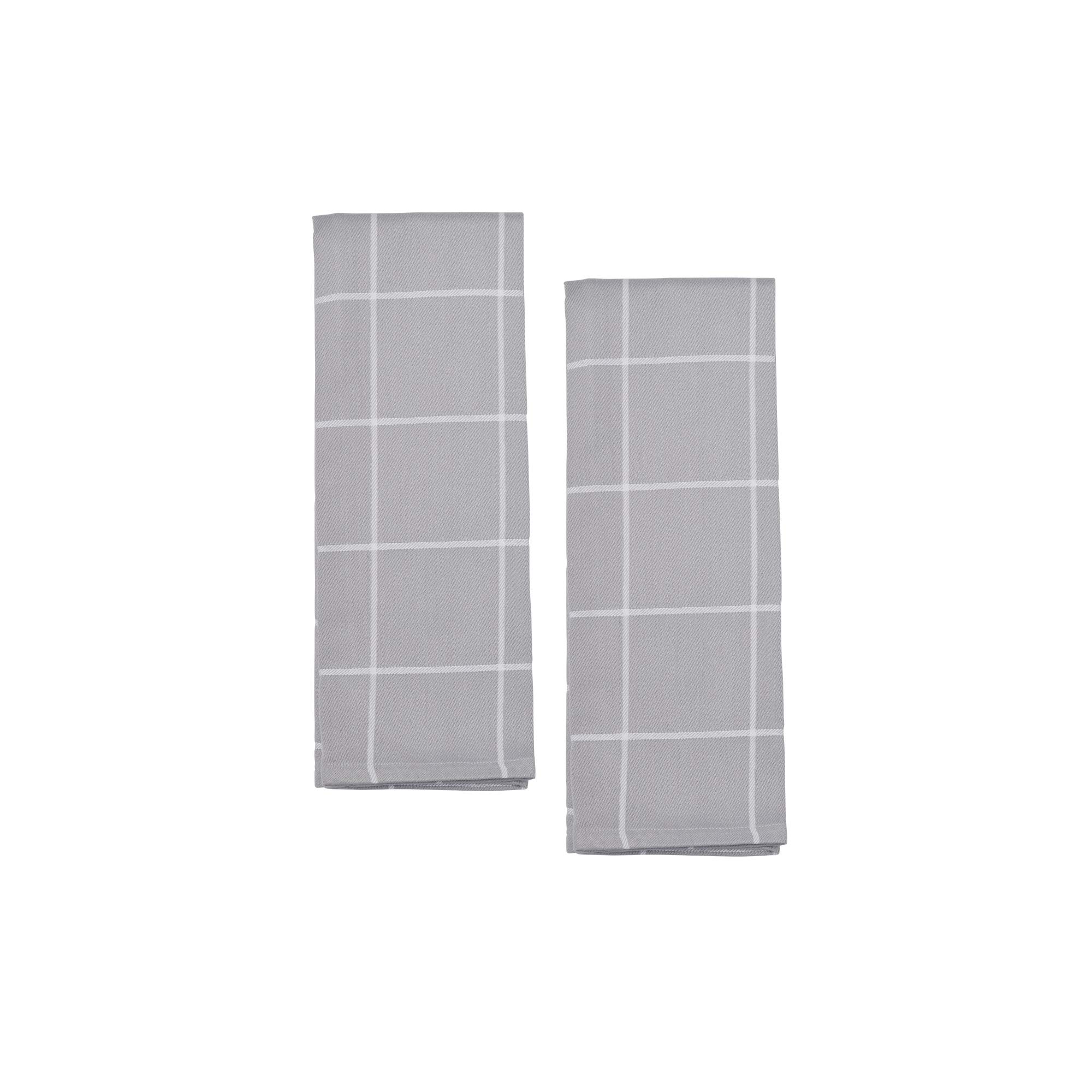 ZWILLING 4-pc Kitchen Towel Set, Quick-Drying, Lint-Free, Machine-Washable, Gray - Image 3