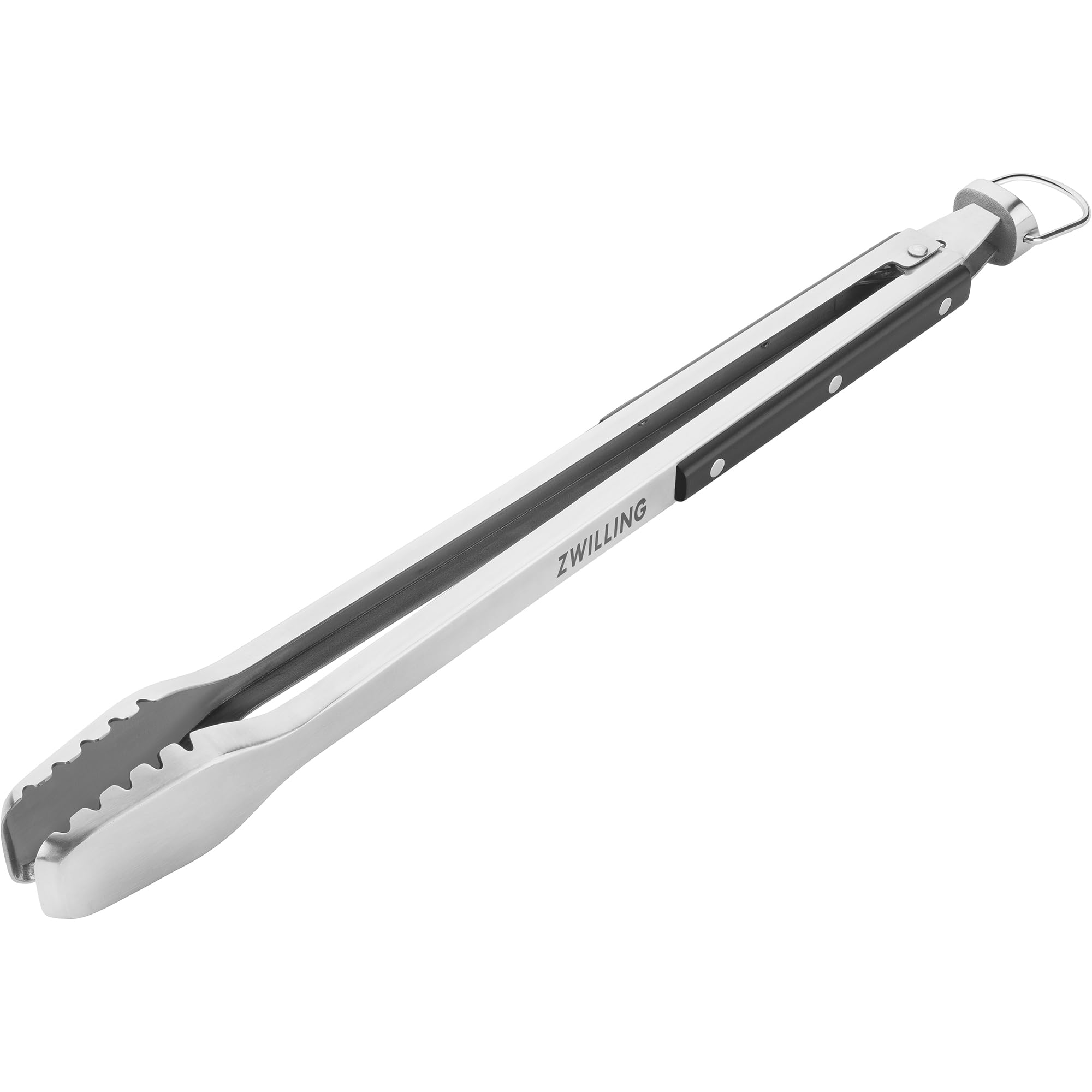 ZWILLING BBQ+ 16 inch Triple Rivet Stainless Steel Locking Grill Tongs - Image 7