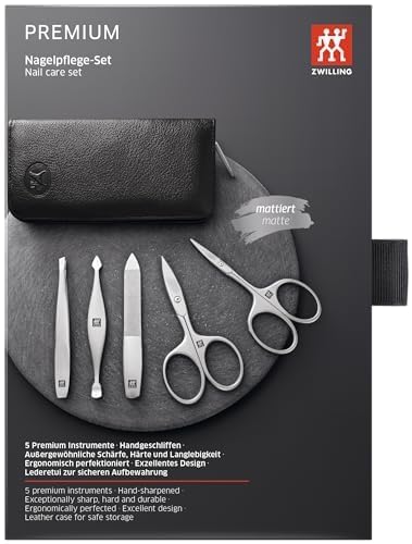 ZWILLING Beauty TWINOX 6-pc Manicure and Pedicure Set with Black Leather Case, Premium Nail Care - Image 6