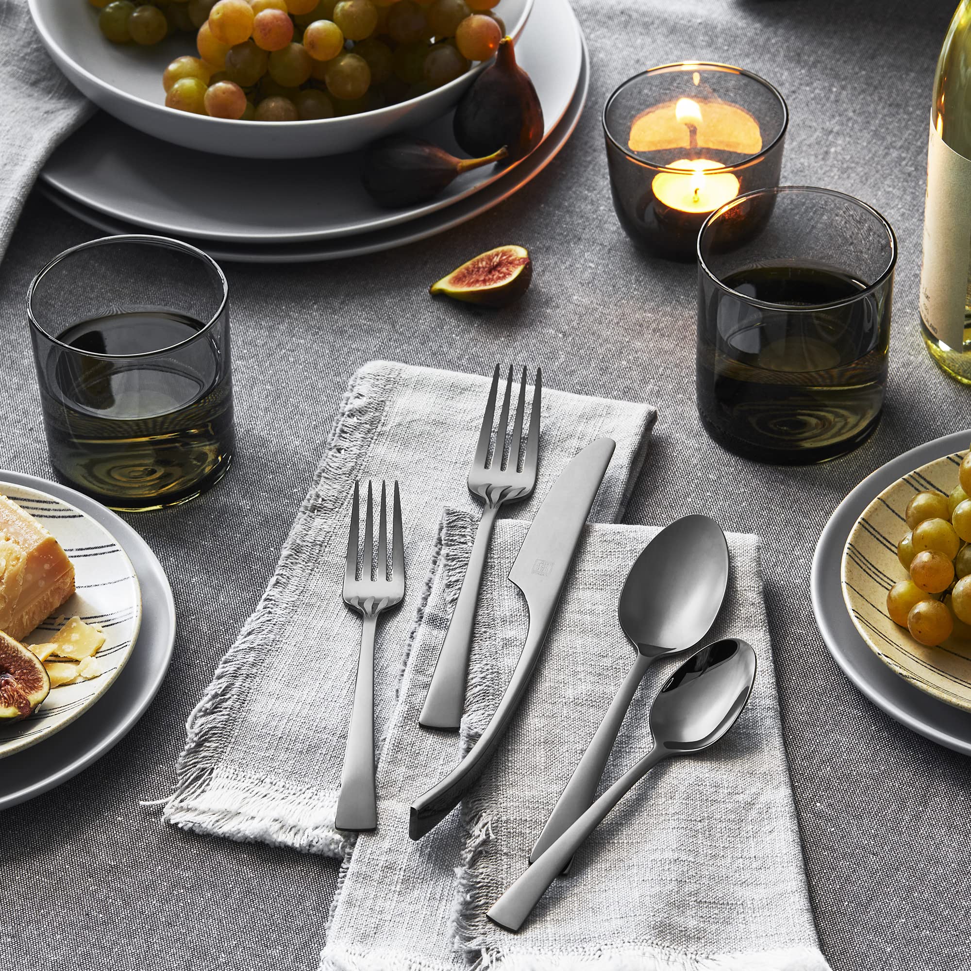 ZWILLING Bellasera 20-pc 18/10 Stainless Steel Flatware Set - Slate - Image 8