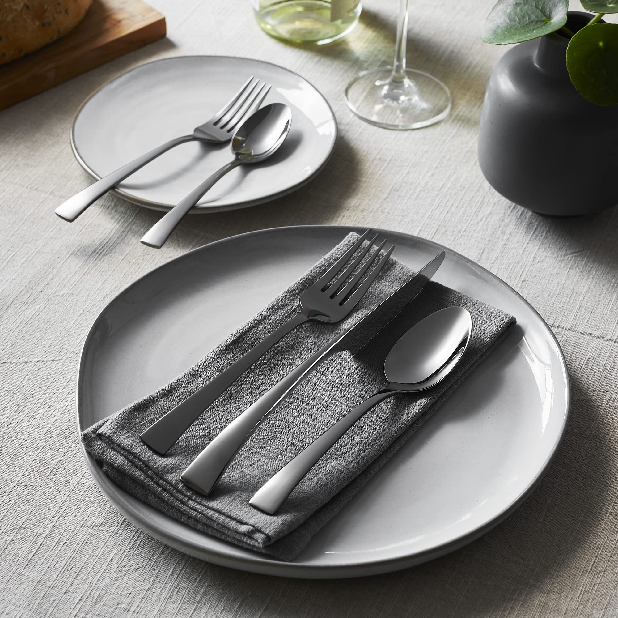 ZWILLING Bellasera 20-pc 18/10 Stainless Steel Flatware Set - Slate - Image 9
