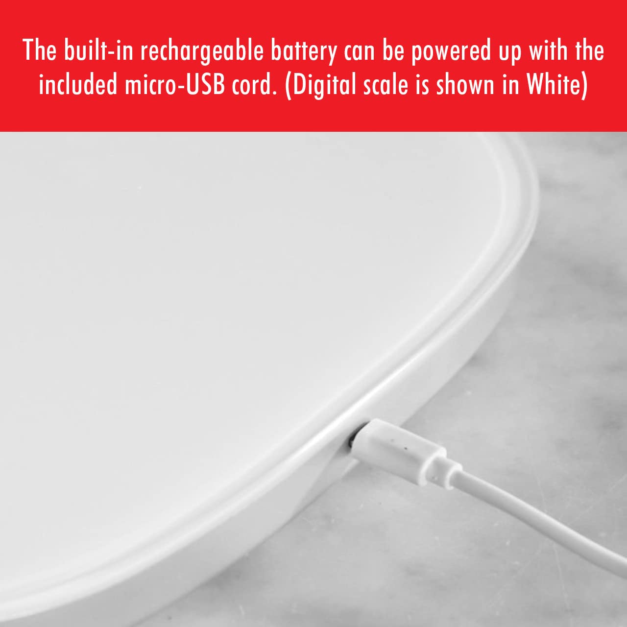 ZWILLING Enfinigy Digital Kitchen Food Scale, Max weight 22lbs, Grams & Ounces, .1-gram Accuracy, Gold - Image 5