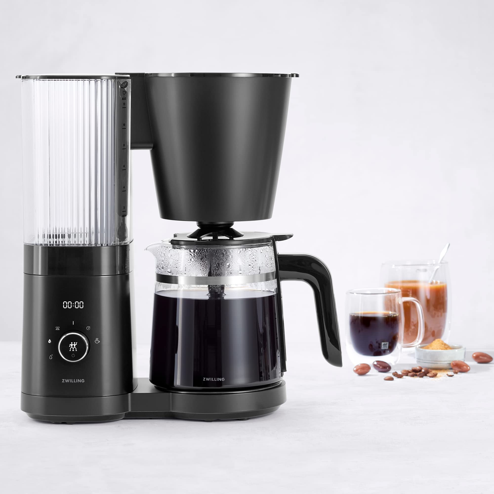 ZWILLING Enfinigy Glass Drip Coffee Maker 12 Cup, Awarded the SCA Golden Cup Standard, Black - Image 5