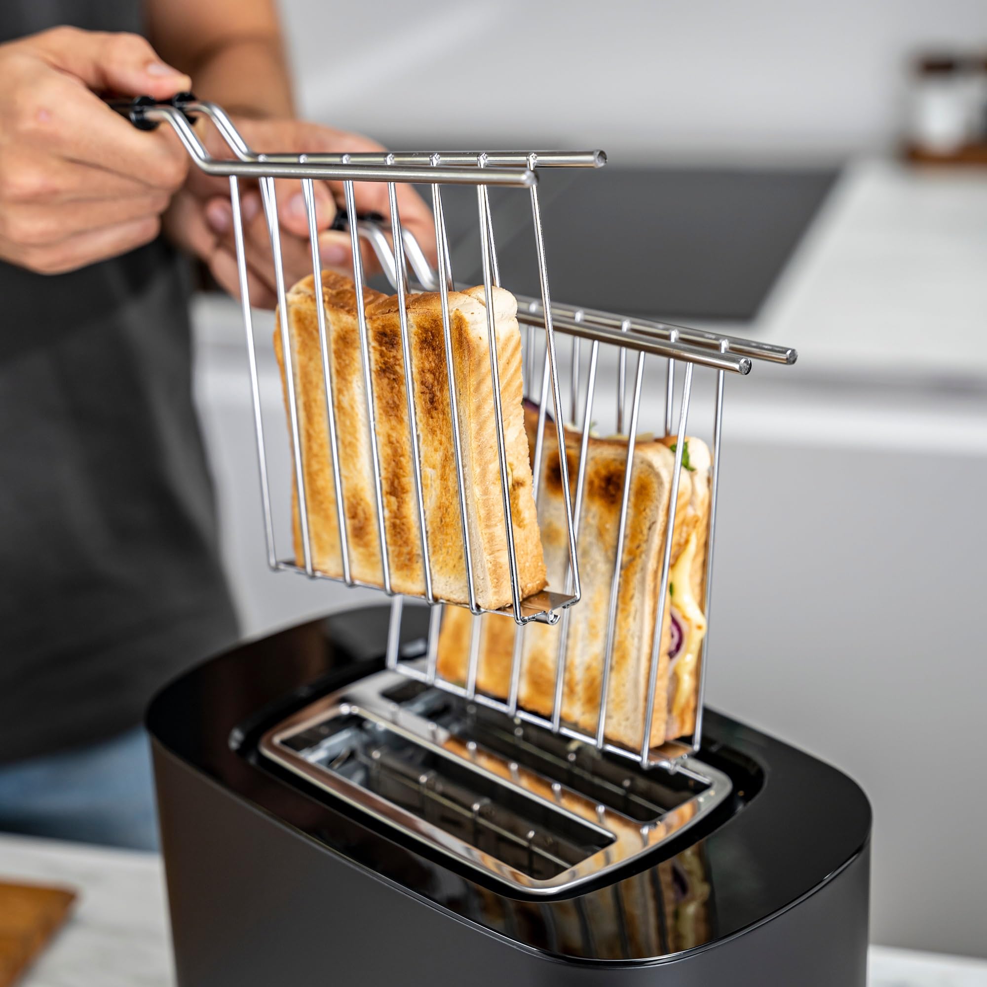 ZWILLING Enfinigy Toaster Sandwich Rack - Short - Black - Image 6