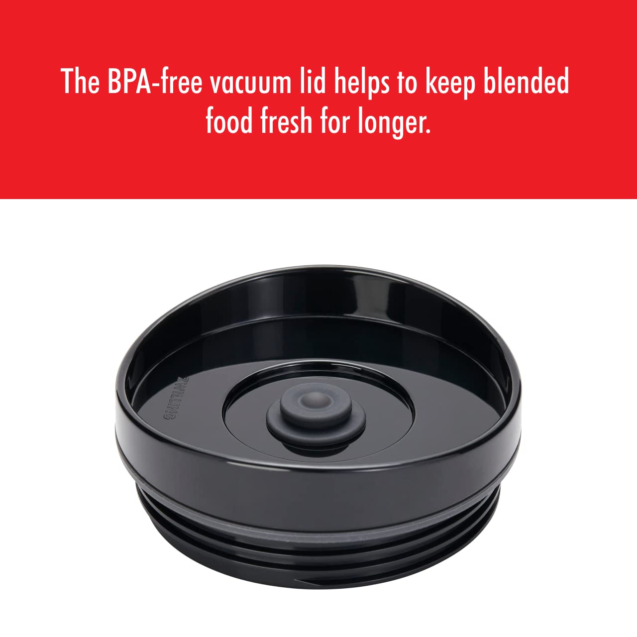 ZWILLING Enfinigy Vacuum Lid for Personal Blender Jar - Black - Image 4