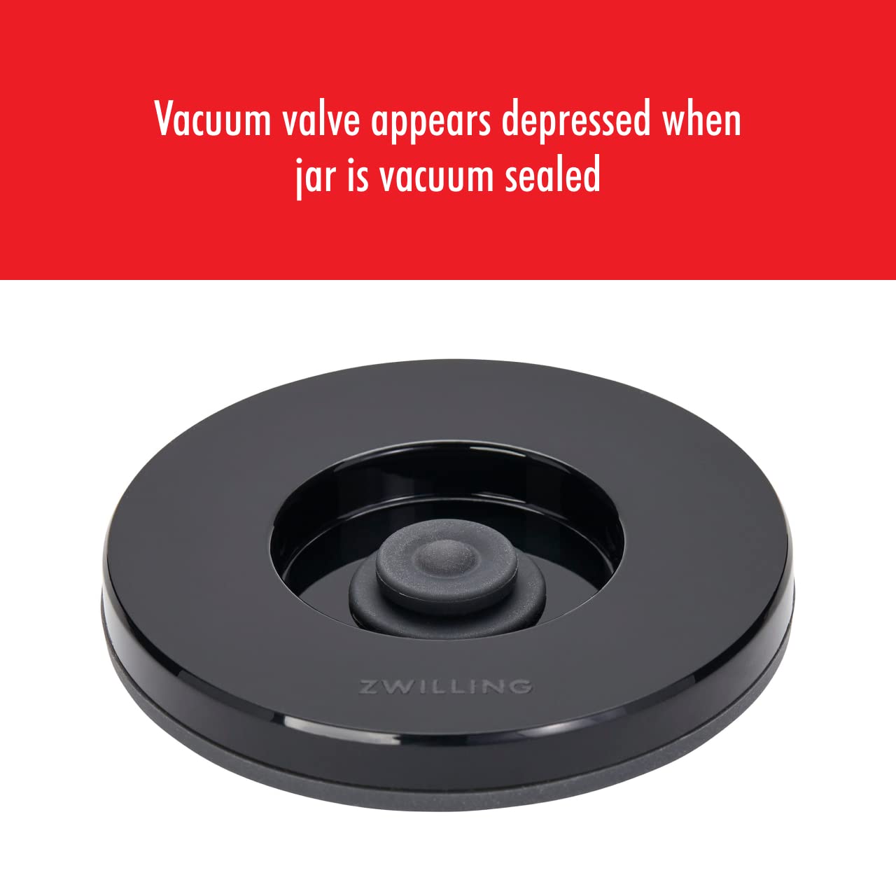 ZWILLING Enfinigy Vacuum Lid for Power Blender Jar - Black - Image 4