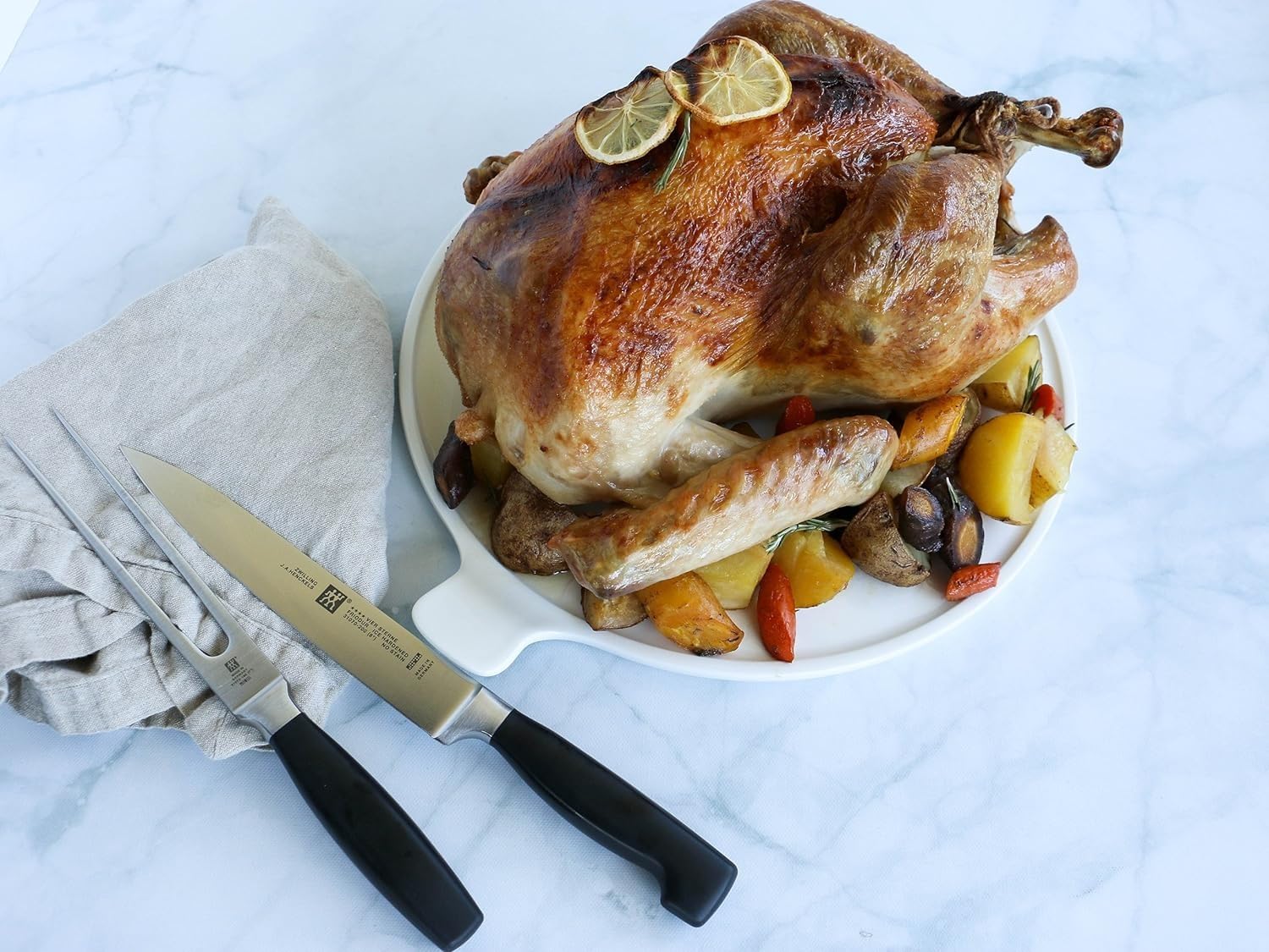 ZWILLING Four Star 2-pc Carving Knife & Fork Set - Image 4