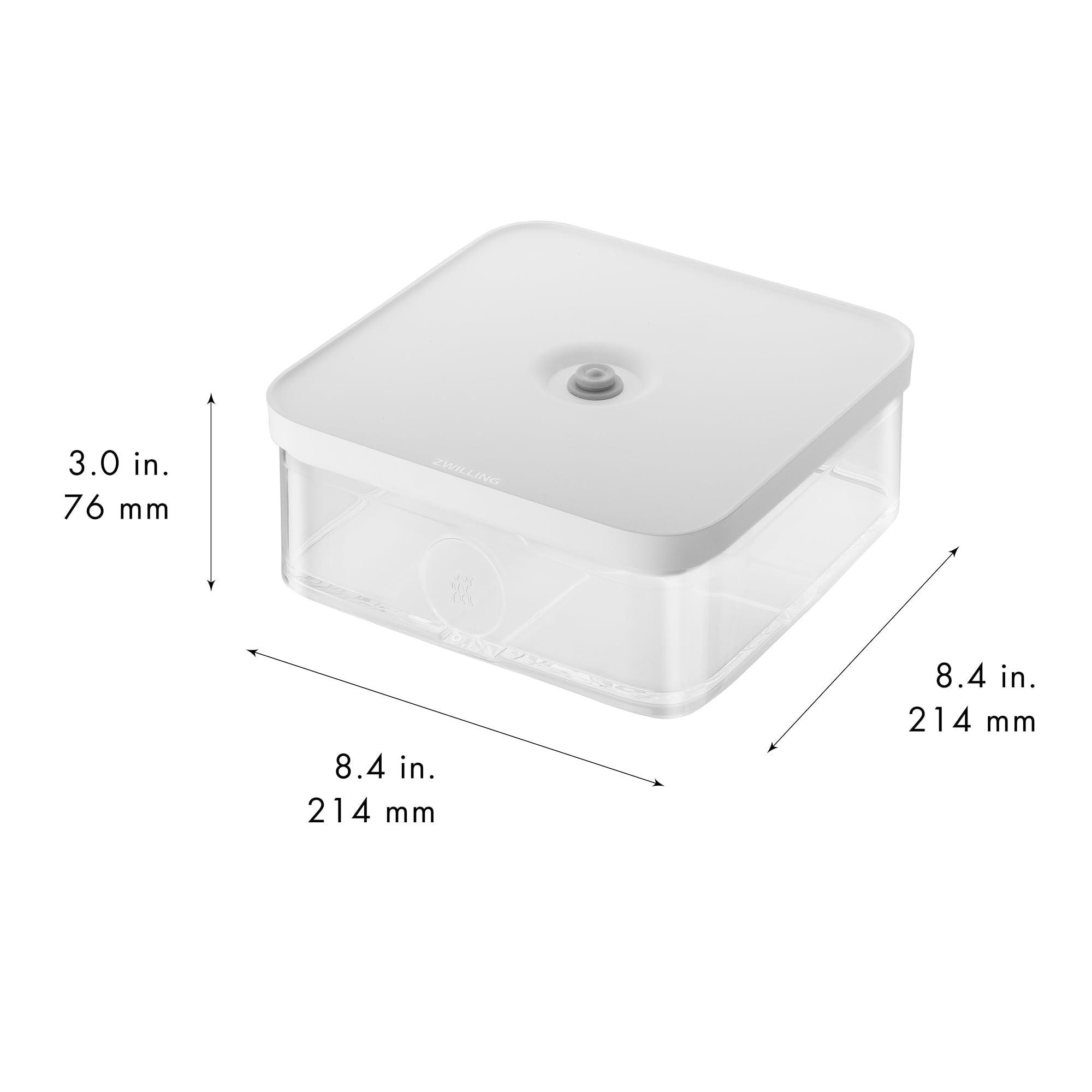 ZWILLING Fresh & Save Cube Box, Plastic, Airtight Dry Food Storage Container, Large Cube, 1.7-qt - Image 3
