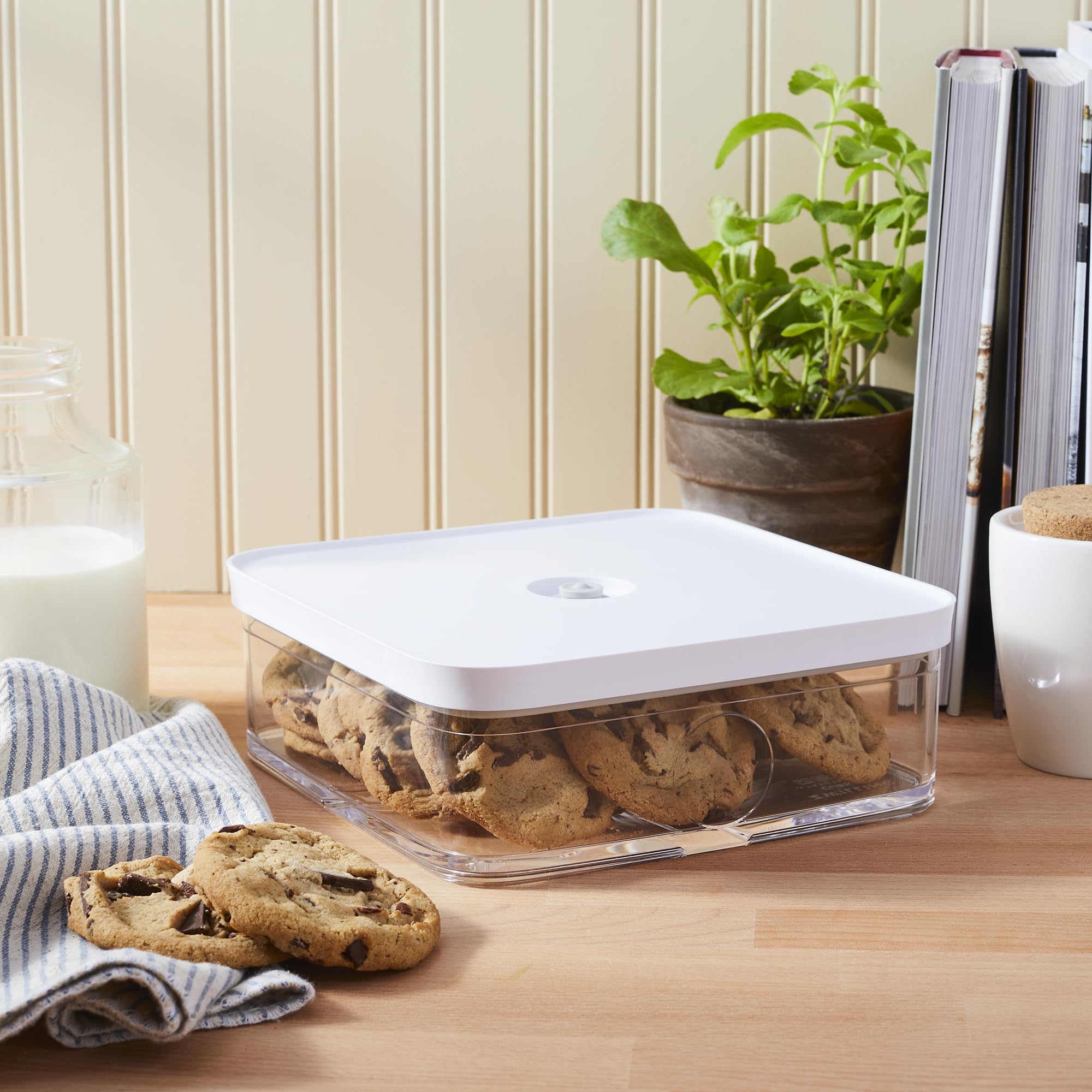 ZWILLING Fresh & Save Cube Box, Plastic, Airtight Dry Food Storage Container, Large Cube, 1.7-qt - Image 5