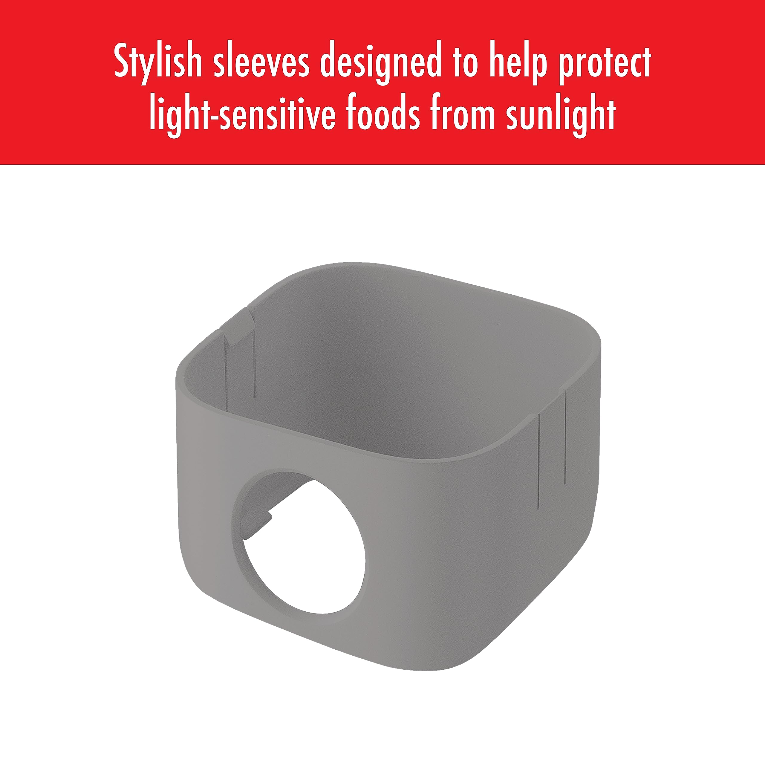 ZWILLING Fresh & Save Cube Color Sleeve, Small Cube, S, Grey - Image 4