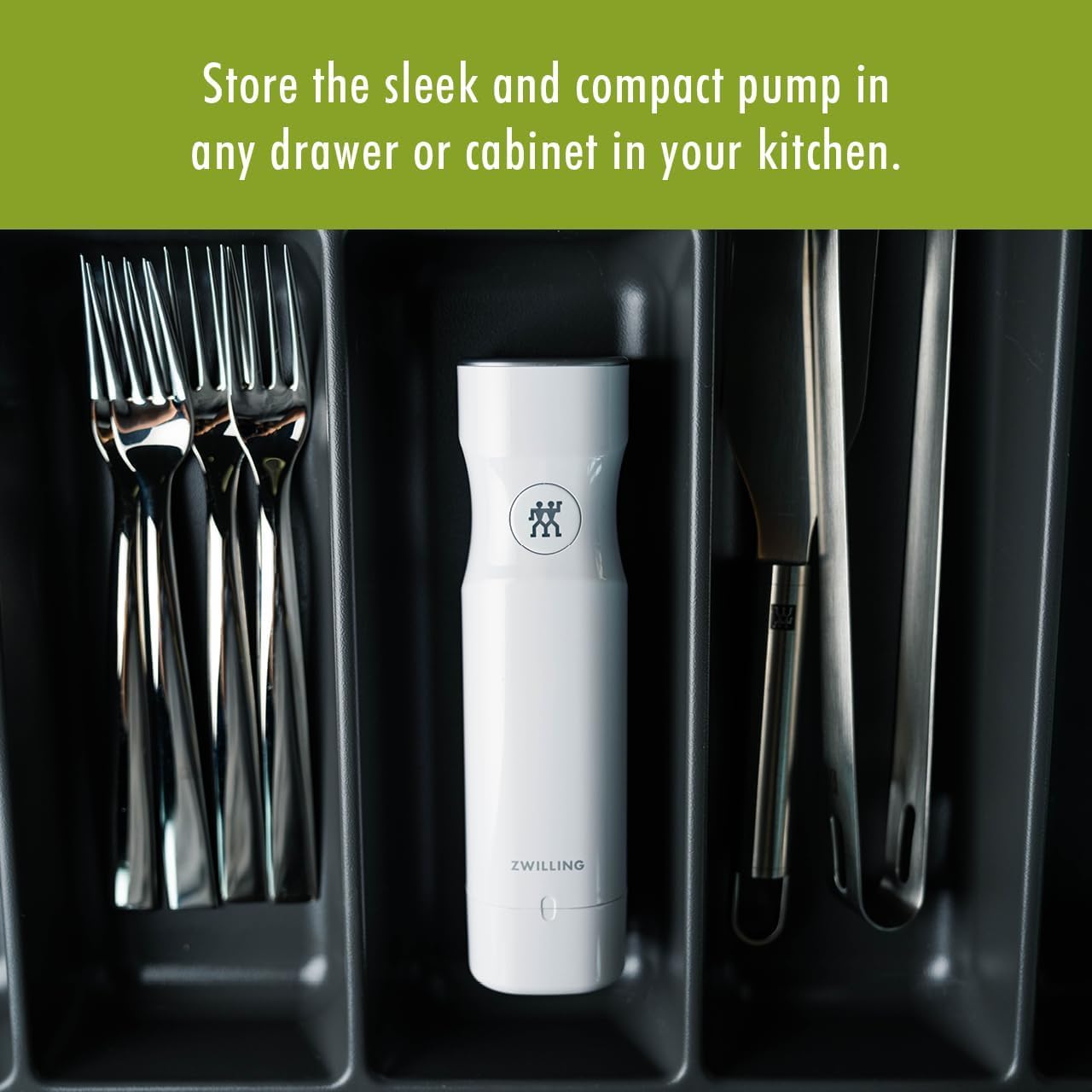 ZWILLING Fresh & Save Handheld Vacuum Sealer Machine for Easy Storage - Image 7