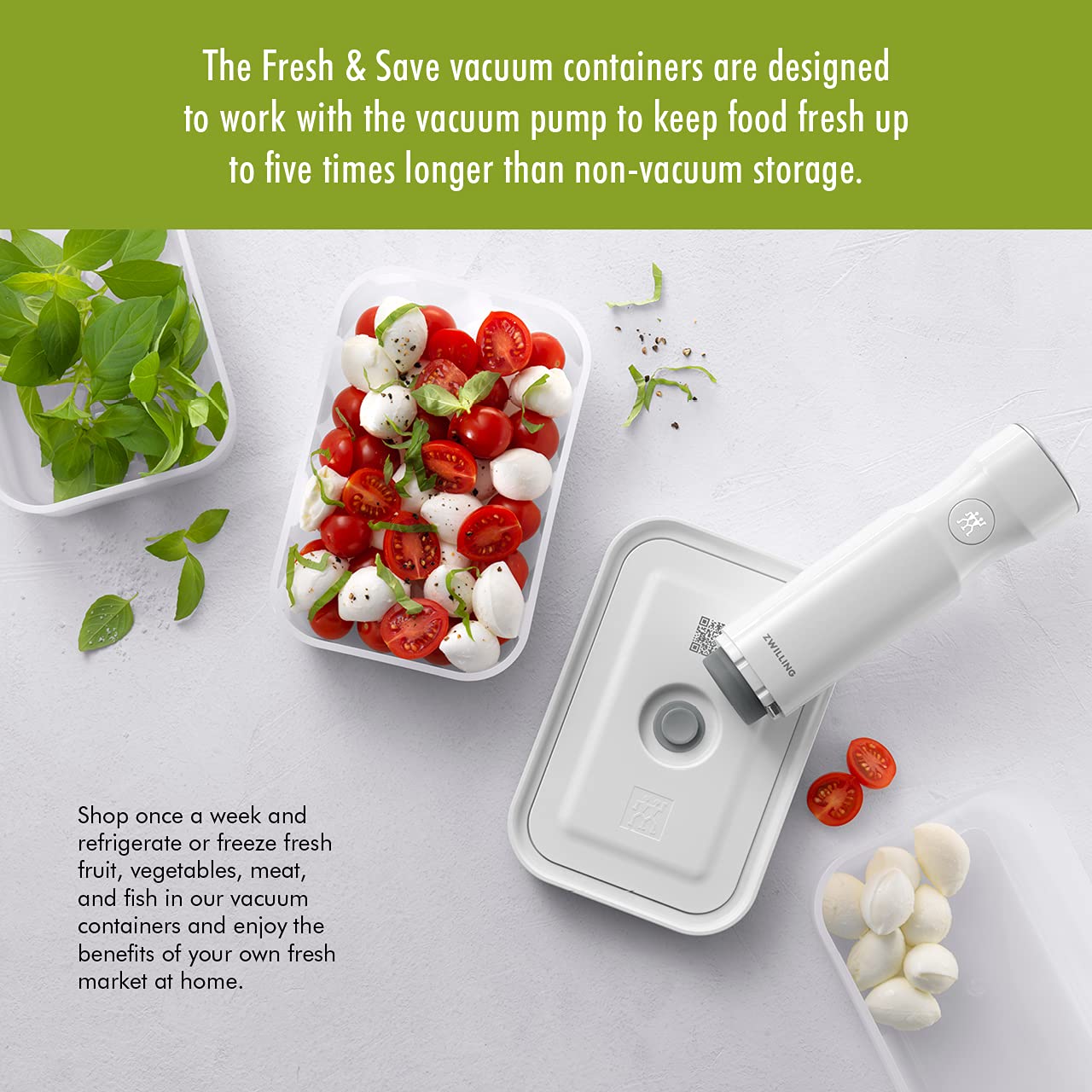 ZWILLING Fresh & Save Plastic Airtight Food Storage Container, Meal Prep Container - Large - Image 4