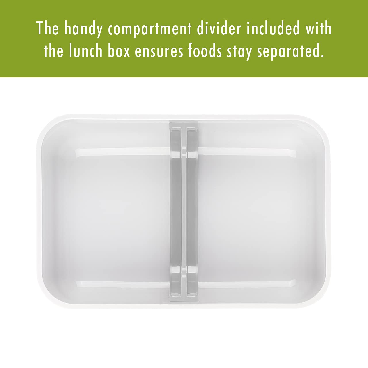 ZWILLING Fresh & Save Plastic Lunch Box, Airtight Food Storage Container, Meal Prep Container, BPA-Free, White - Large - Image 8