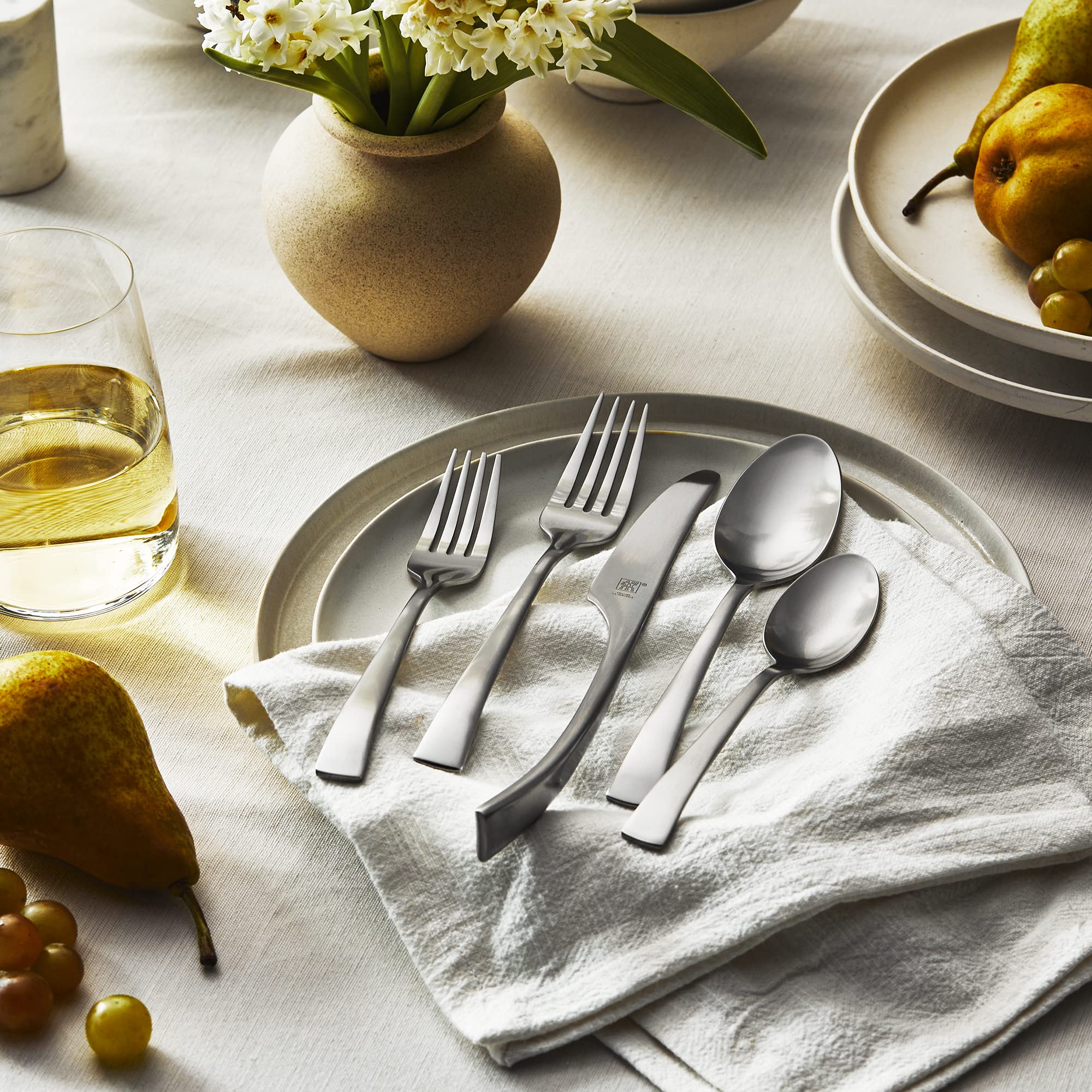 Zwilling J.A. Henckels Bellasera Satin 45 Piece Stainless Steel Flatware Set - Image 5