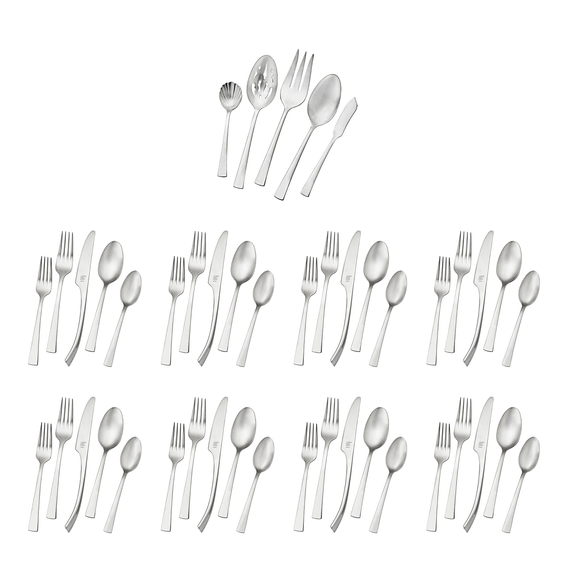 Zwilling J.A. Henckels Bellasera Satin 45 Piece Stainless Steel Flatware Set - Image 7