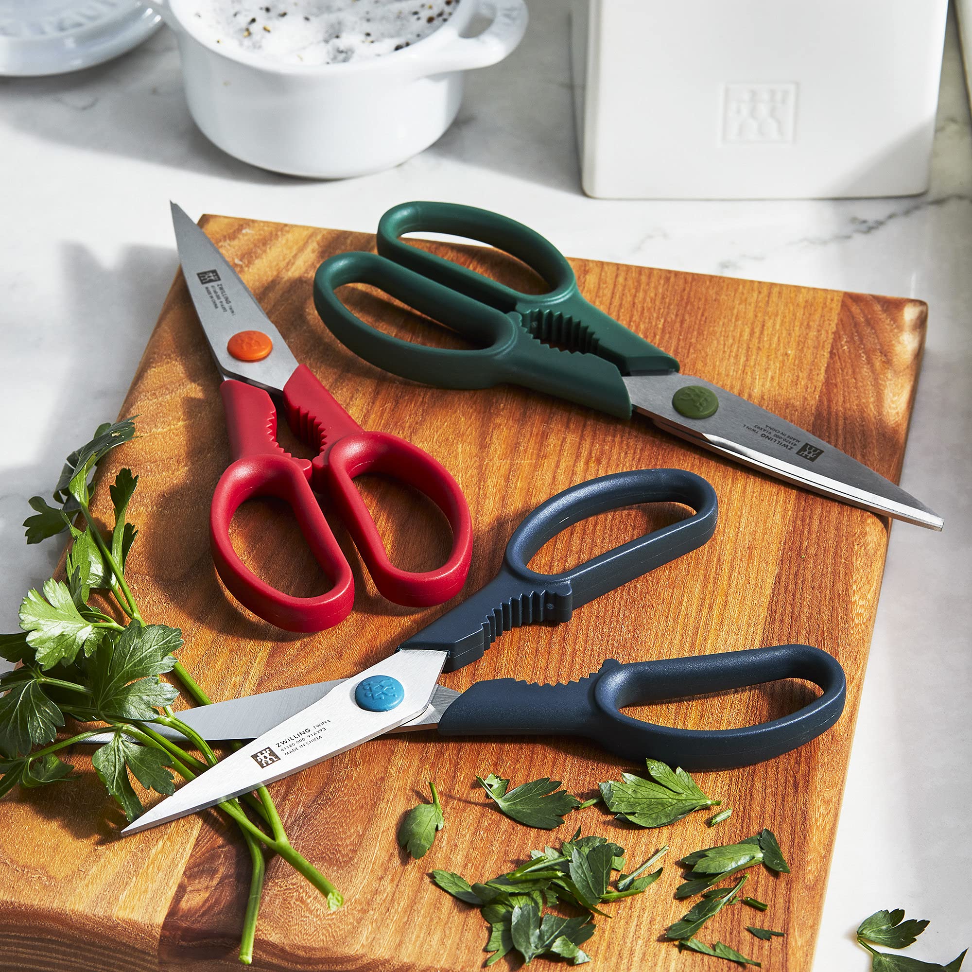 ZWILLING Now S 3-pc Shears Set, Blue, Red and Green - Image 4