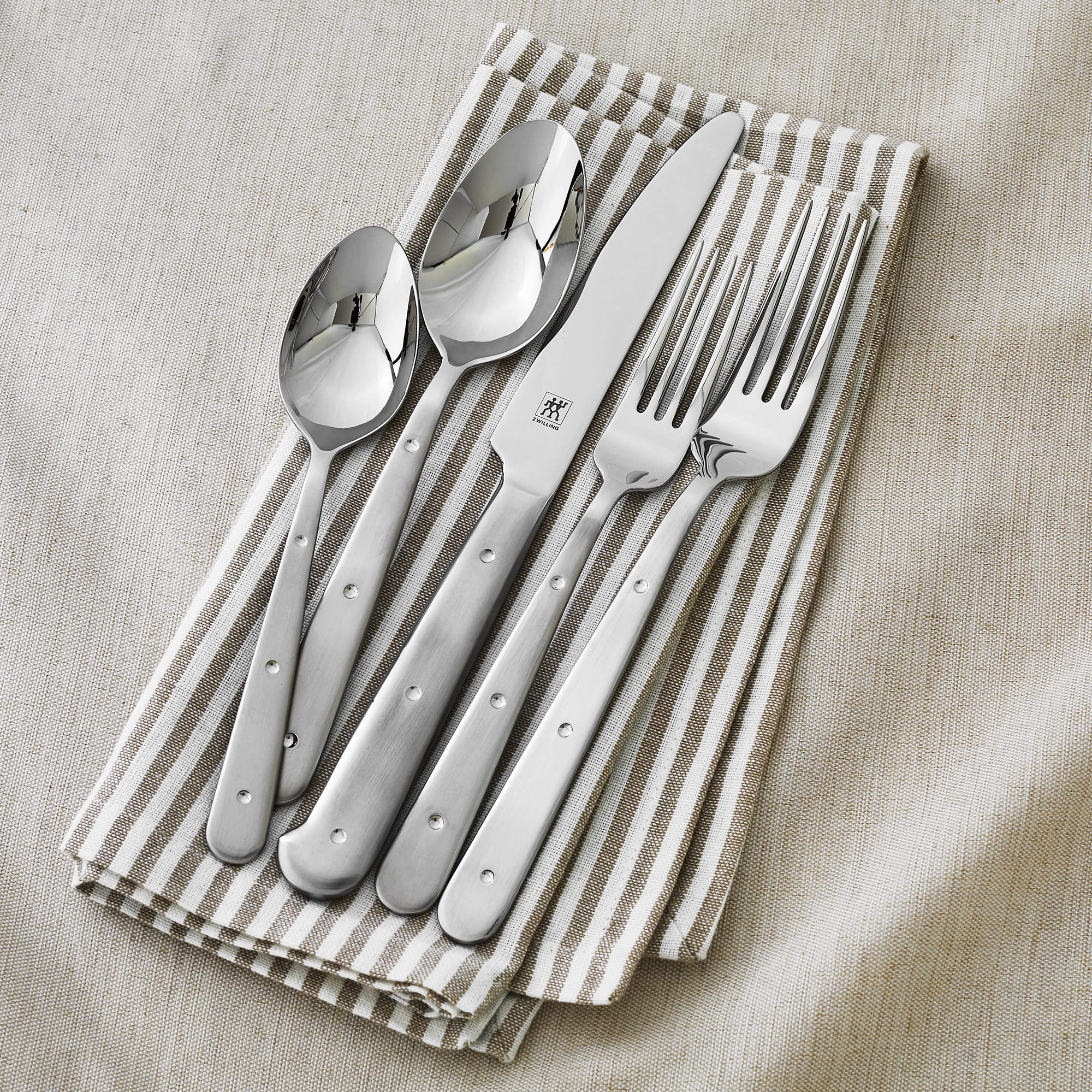 ZWILLING Porterhouse 45-pc 18/10 Stainless Steel Flatware Set - Image 3