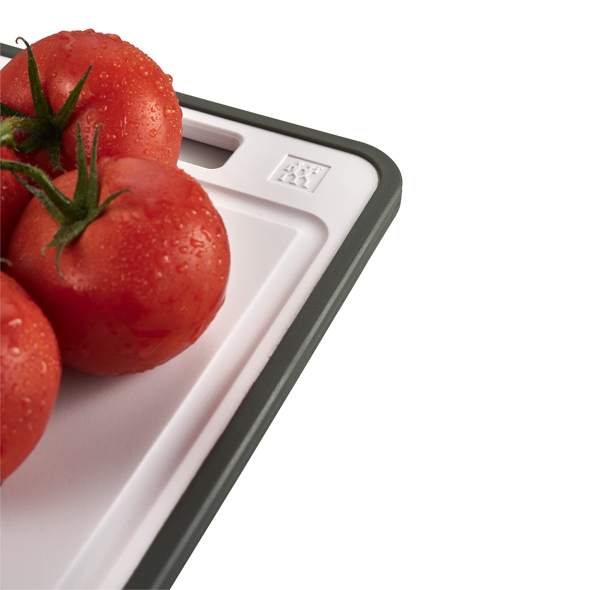 ZWILLING Synthetic Cutting Board, 9.75-inch x 15.25-inch x 0.5-inch, Plastic, White - Image 3