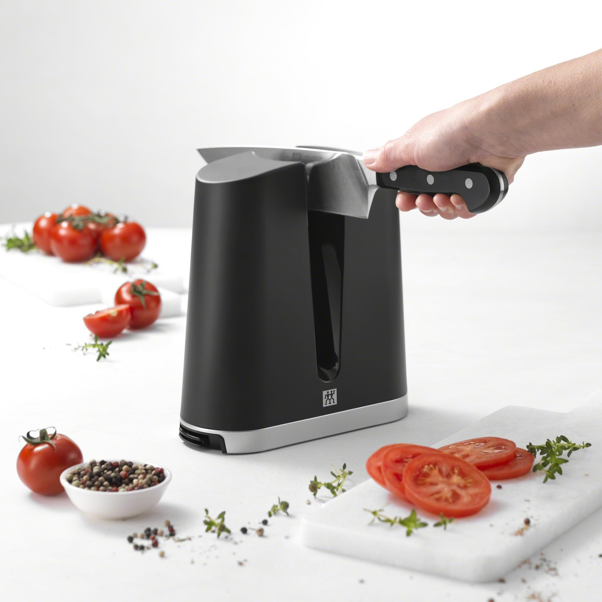 ZWILLING V-Edge Professional Knife Sharpener, for both Western and Japanese Blades, Black - Image 3